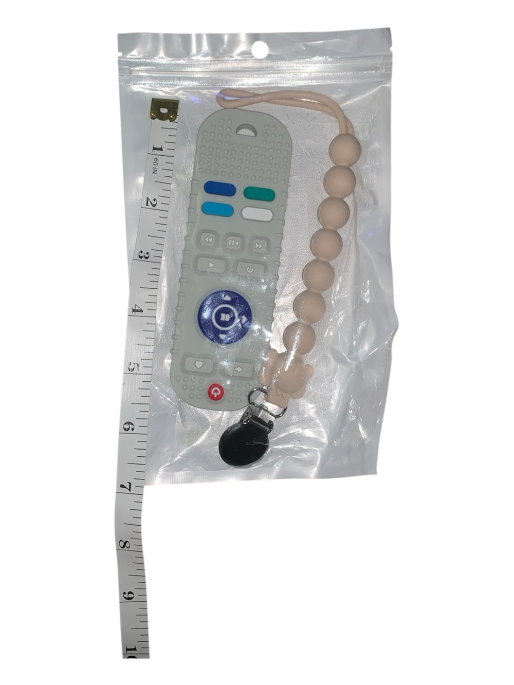 Roku Remote Teether Milky White